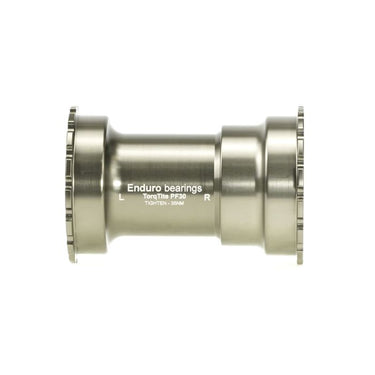 Enduro bearings torqtite bottom bracket - pf30 to 30mm (narrow) - ss - graphite