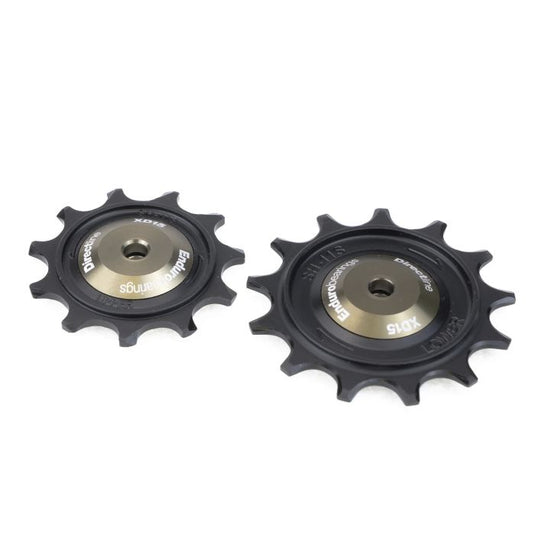 Enduro bearings jockey wheel set directline xd-15 - shimano grx - 11 speed - graphite