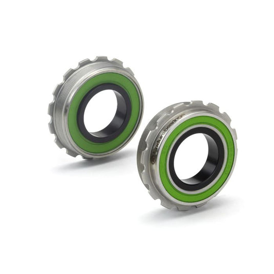 Enduro bearings t47 asymetrical bottom bracket to 24mm - maxhit integrated - 440c - silver