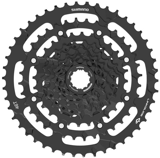 Shimano cassette cues 9v 11-46t cs-lg400 zwart