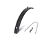 Eurofender ef spatbord voor tempo square 28 inch 72mm zwart