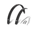 Eurofender ef spatbord set tempo square 28 inch 72mm zwart