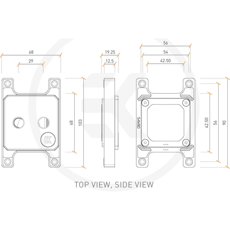 Load image into Gallery viewer, EKWB EKWB EK-Quantum Magnitude D-RGB AM4 Nickel + Plexi
