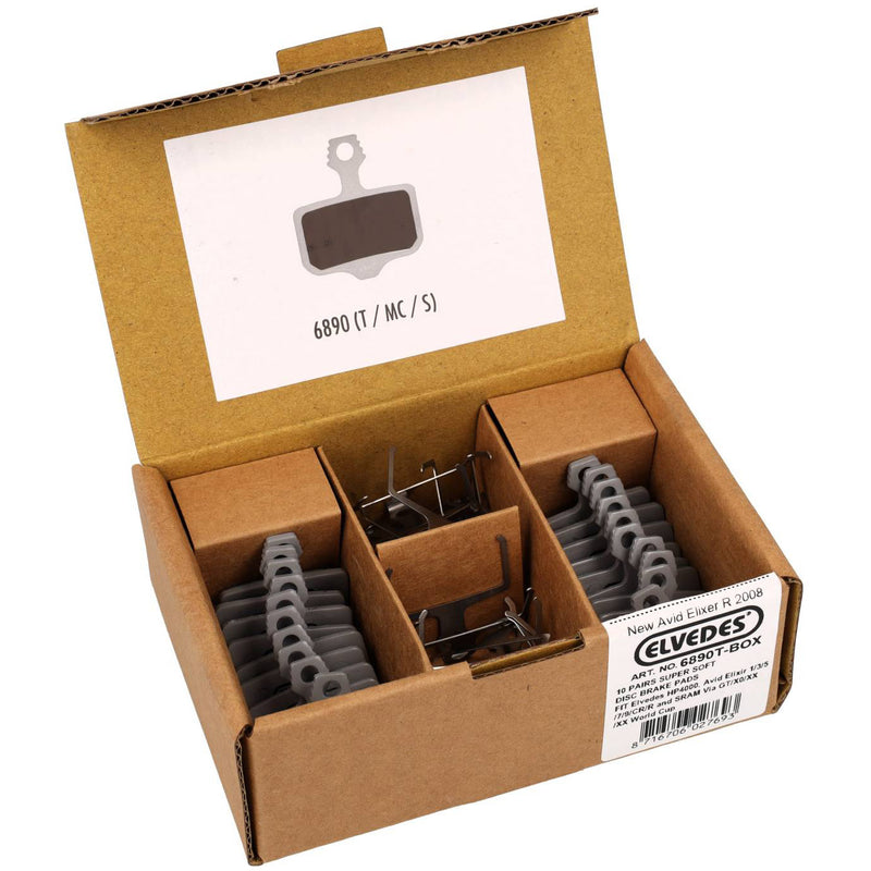 Load image into Gallery viewer, Elvedes cable systems bv elvedes schijfremblokken 6890t (10pr)
