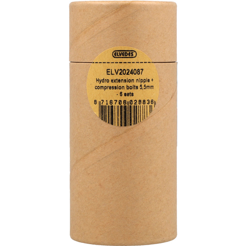 Load image into Gallery viewer, Elvedes verlengnippels hydraulische slang 5,5mm bout (per 6)
