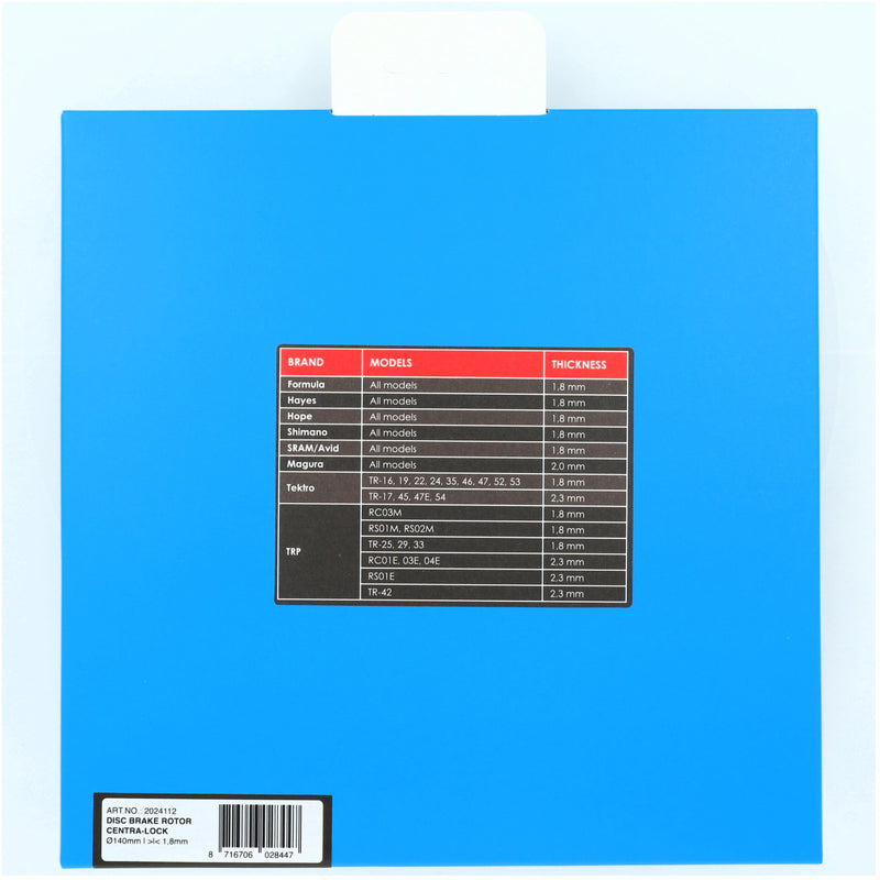 Load image into Gallery viewer, Elvedes remschijf centerlock ø140mm d=1,8mm
