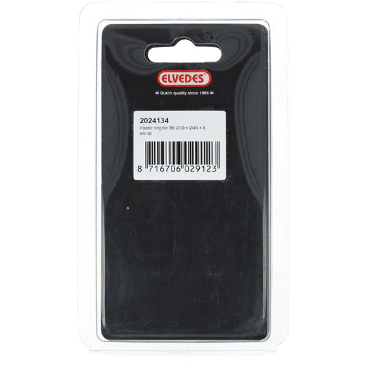 Elvedes ring bb ø39×ø46×8 zonder rand plastic