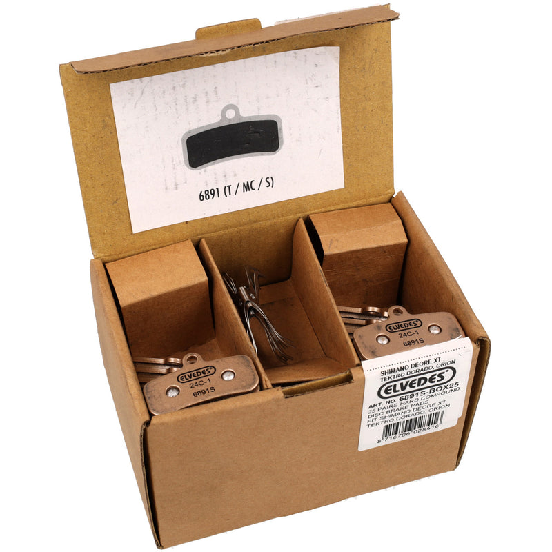 Load image into Gallery viewer, Elvedes schijfremblokken 6891s hard (25pr)
