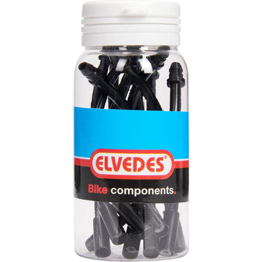 Elvedes v-brake kabelbocht 90 5mm rvs zwart (10x) elv2018061