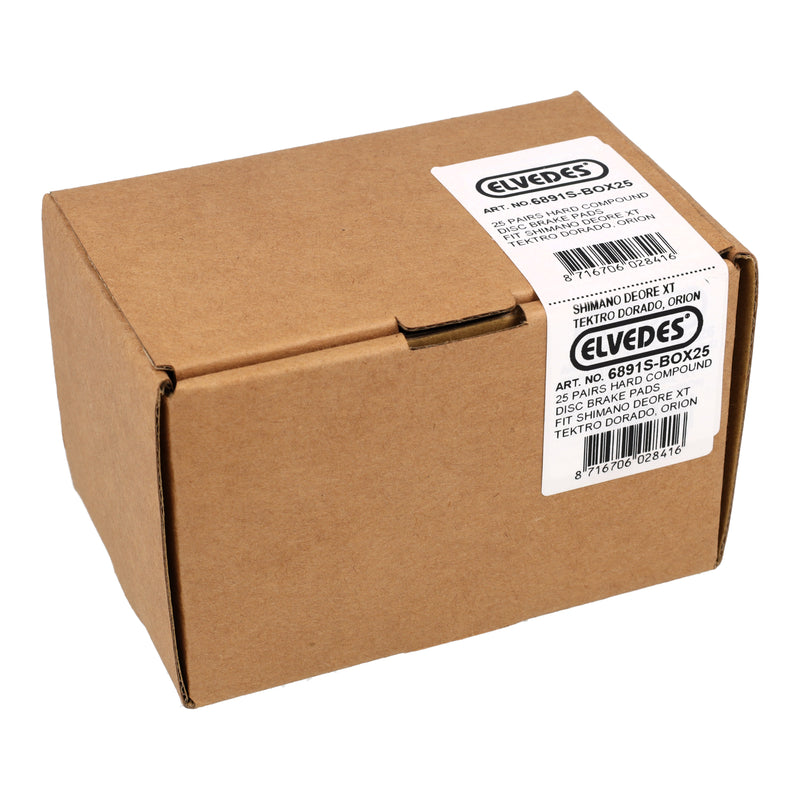 Load image into Gallery viewer, Elvedes schijfremblokken 6891s hard (25pr)
