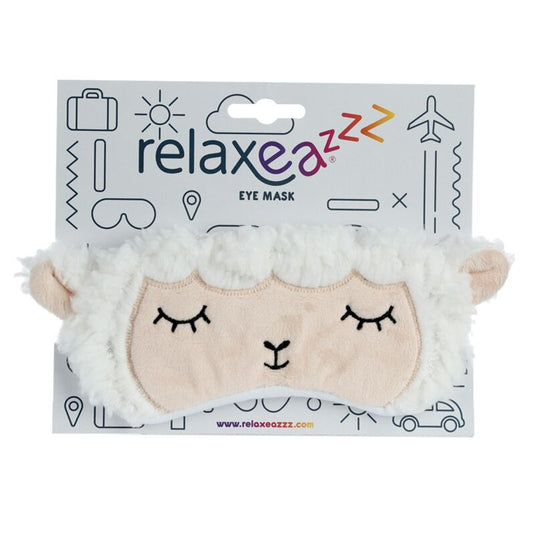 Pluche schaap slaapmasker
