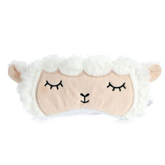 Pluche schaap slaapmasker
