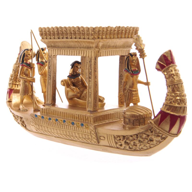Load image into Gallery viewer, Egypte - gouden overdekte boot
