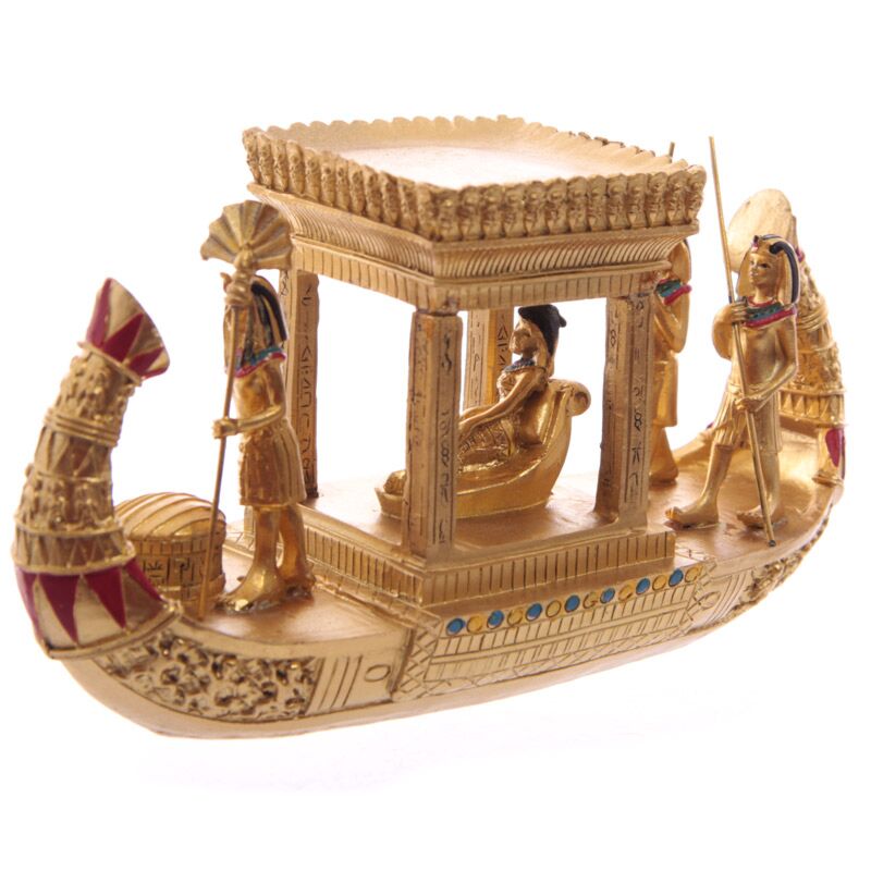 Load image into Gallery viewer, Egypte - gouden overdekte boot
