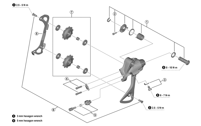 Load image into Gallery viewer, Shimano Acera RD-M3020 SGS 7 8 speed
