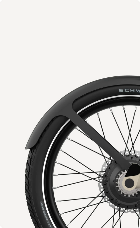 Uto eovolt spatbord achter pro20 v2 zwart