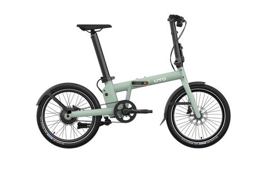 Uto elektrische vouwfiets pro20 v3 groen