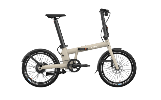 Uto elektrische vouwfiets pro20 v2 taupe