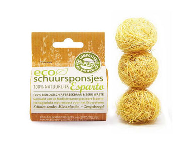 Enjoy la vida eco-schuursponsje - esparto