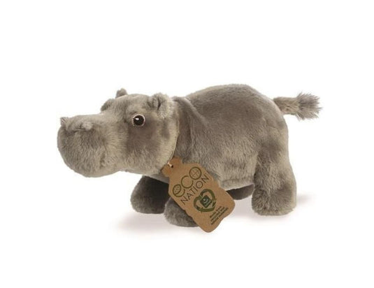 Eco nation pluchen knuffel - nijlpaard - 27 cm