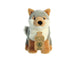Eco nation pluchen knuffel - wolf - 24 cm