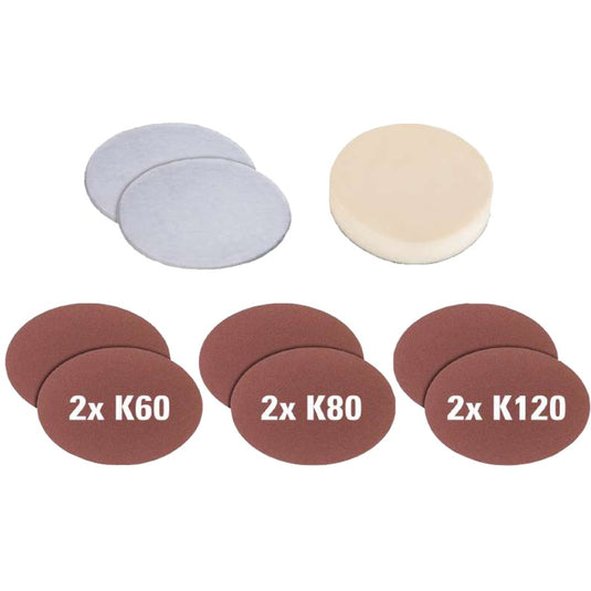 Einhell Set polijstomslagen schuurschijven