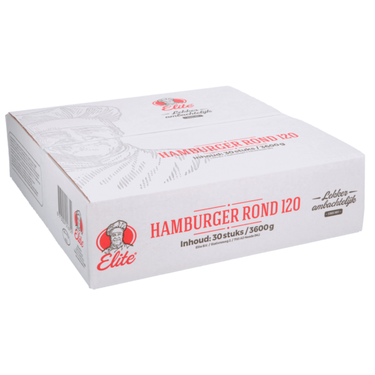 Elite hamburger rond (30x 120 gr)