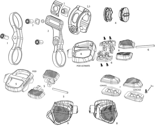 Sram schakelaar eagle axs pod rocker shifter axs pod rocker d1 right