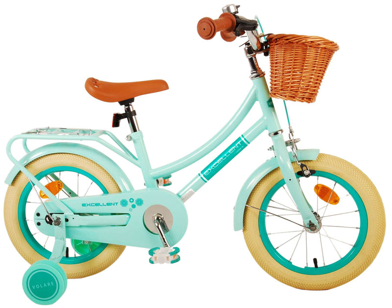 Load image into Gallery viewer, Volare Excellent Kinderfiets - Meisjes - 14 inch - Groen
