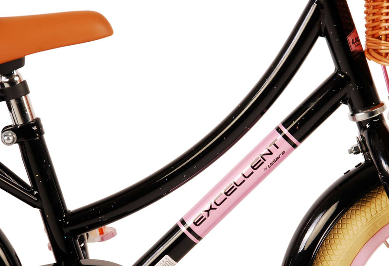 Load image into Gallery viewer, Volare Excellent Kinderfiets - Meisjes - 14 inch - Zwart
