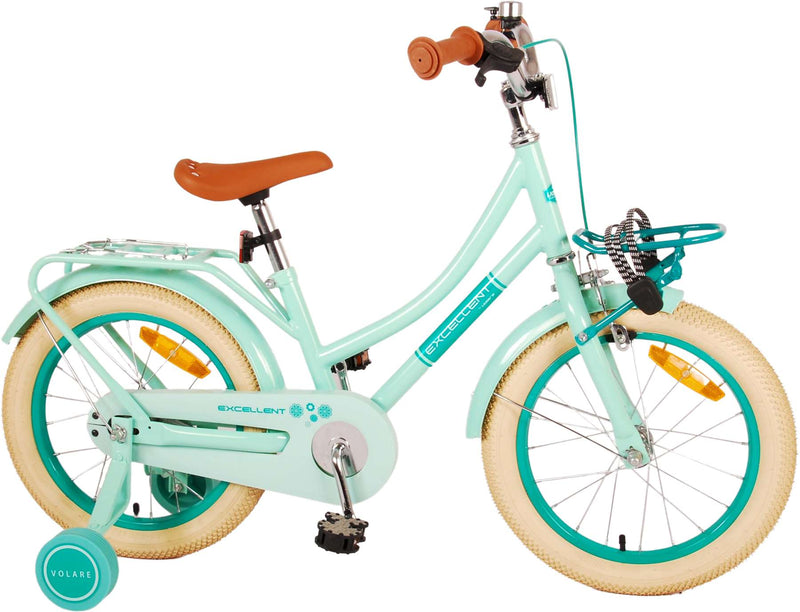 Load image into Gallery viewer, Volare Excellent Kinderfiets - Meisjes - 16 inch - Groen - 95% afgemonteerd

