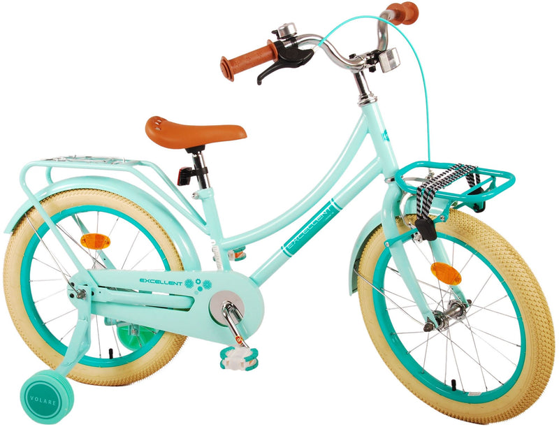 Load image into Gallery viewer, Volare Excellent Kinderfiets - Meisjes - 18 inch - Groen - 95% afgemonteerd

