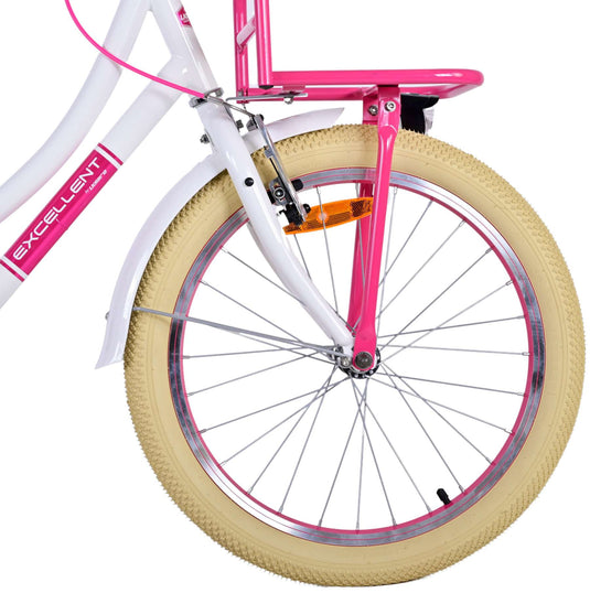 Volare excellent kinderfiets - meisjes - 20 inch - wit