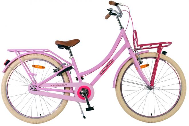 Load image into Gallery viewer, Volare Volare Kinderfiets Meisjes 24 inch RozeTwee handremmen
