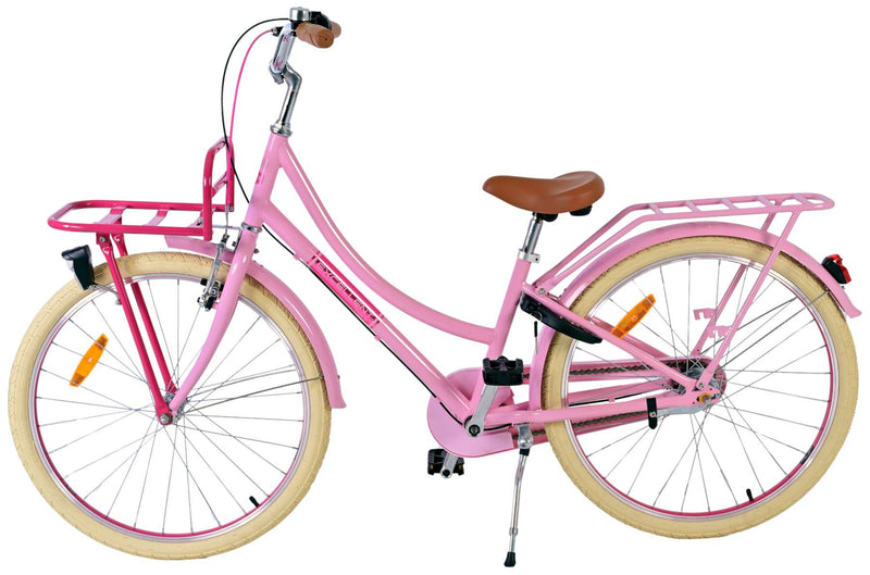 Afbeelding laden in galerijviewer, Volare Excellent Kinderfiets - Meisjes - 24 inch - Roze - 3 Versnellingen
