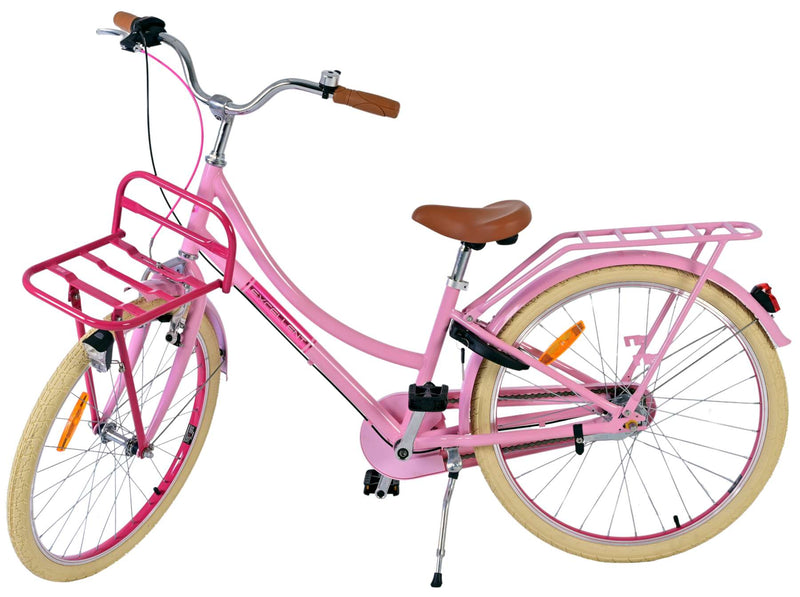 Afbeelding laden in galerijviewer, Volare Excellent Kinderfiets - Meisjes - 24 inch - Roze - 3 Versnellingen
