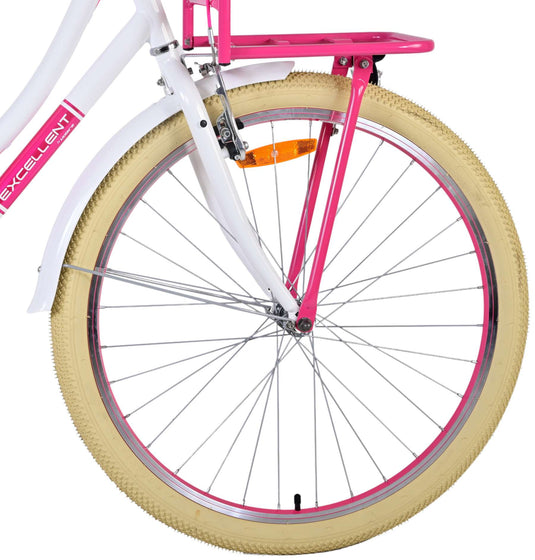 Volare Volare Kinderfiets Meisjes 26 inch Wit Twee handremmen