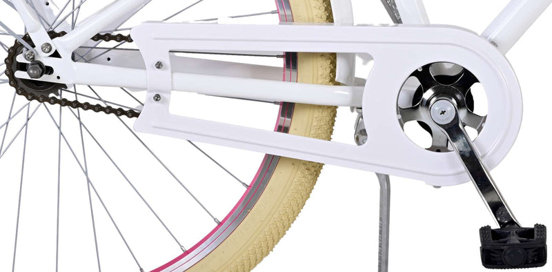 Load image into Gallery viewer, Volare Volare Kinderfiets Meisjes 26 inch Wit Twee handremmen
