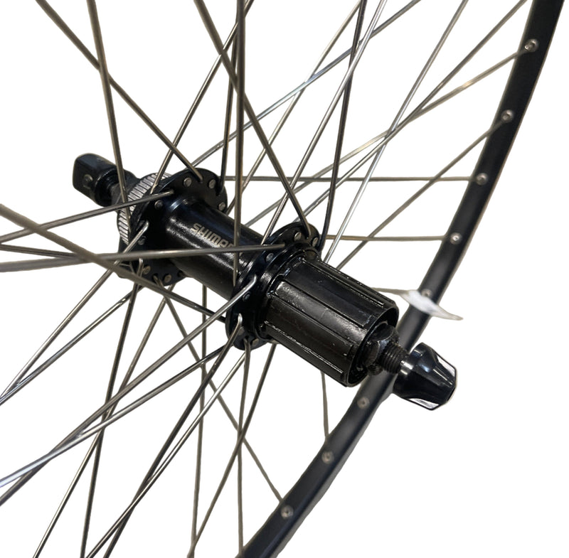 Load image into Gallery viewer, Roland achterwiel 813635 28 race 13-622 alu. zwart chrina shimano cassette qr centre lock
