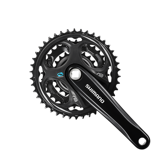 Shimano efcm311c222xl crankstel altus 7 8 spd. 170 42x32x22 zwart (- 4.5 mm diep)