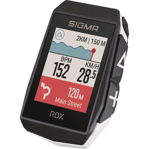 Sigma rox 11.1 evo gps hr set b/w short butler+ant+/ble chestr+usb-c