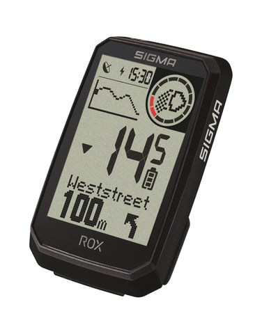 Sigma fietscomputer rox 4.0 endurance zwart