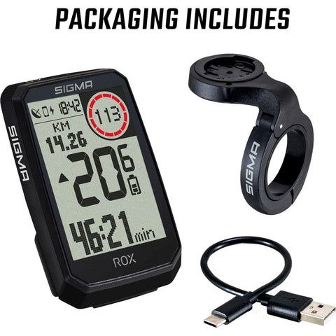 Sigma fietscomputer ROX 4.0 Endurance GPS top mount