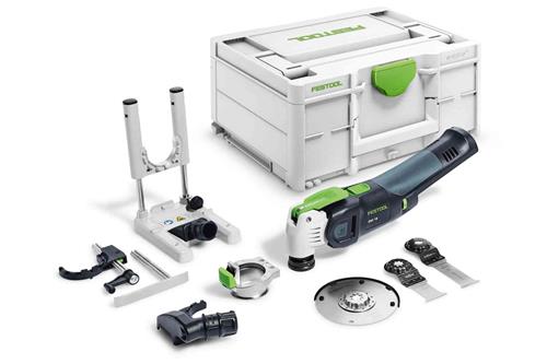 Festool osc 18 li e-basic set oscillerende accu multitool vecturo | zonder accu's en lader - 576592