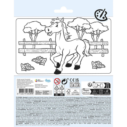 Funny products paarden stickers