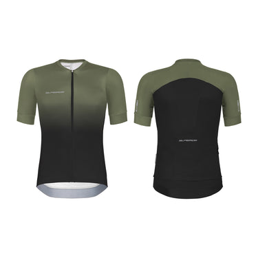 Superior race jersey ss heren maat xl olijf zwart