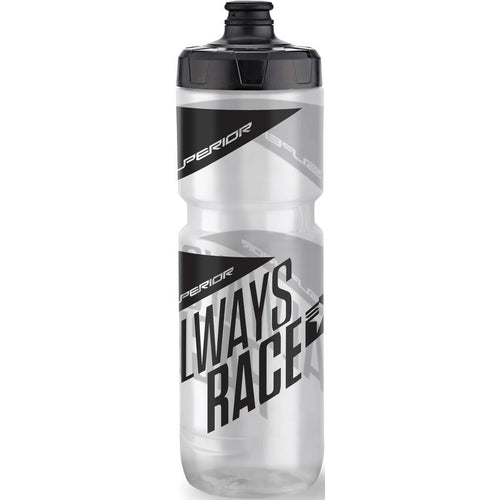 Superior bidon 750ml zwart grijs