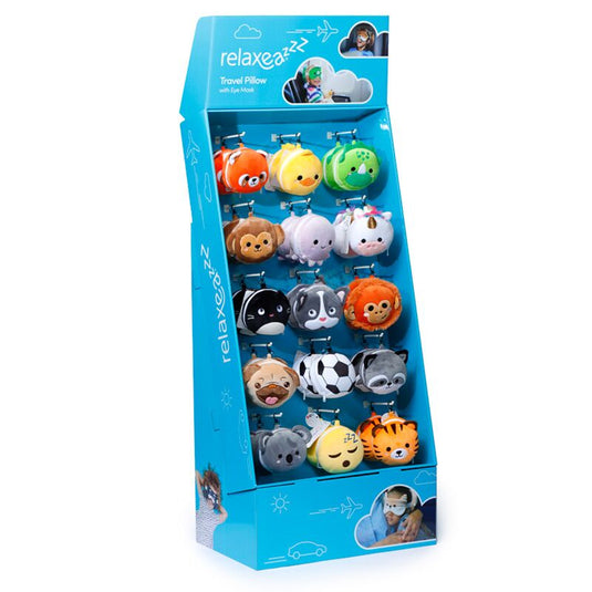 15 haken product display stand voor relaxeazzz reiskussens slaapmaskers