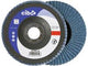 Cibo lamellenschijf 125mm blauw 80 vlak inox | 10 stuks