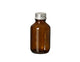 Fair squared glazen fles met dop - leeg - 100 ml